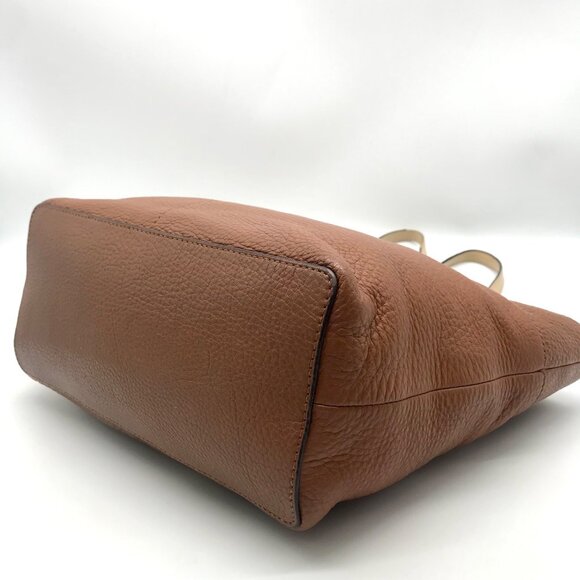 Michael Kors Acorn Pebbled Leather Medium Bedford Tote - Picture 8 of 12